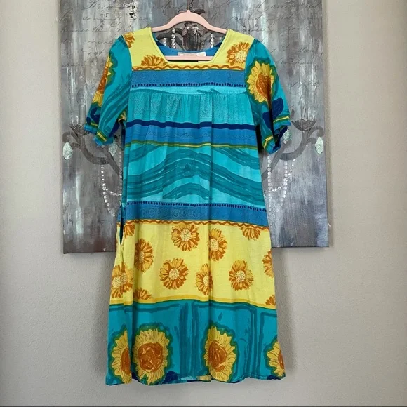 la cera | Dresses | La Cera Cute And Colorful Day Dress With Pockets Size  Medium | Poshmark